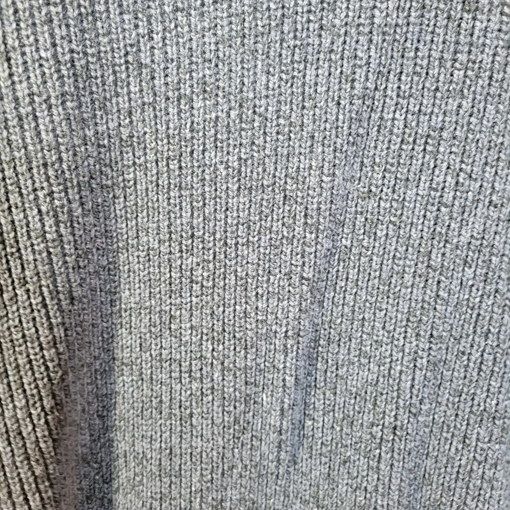 Mens Eddie Bauer Henley neck Cotton Blend Blue Sweater Size 2XL USA Made